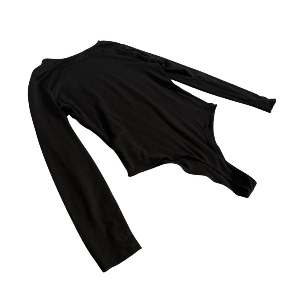 Black Long Sleeve Bodysuit - Picture 8 of 9